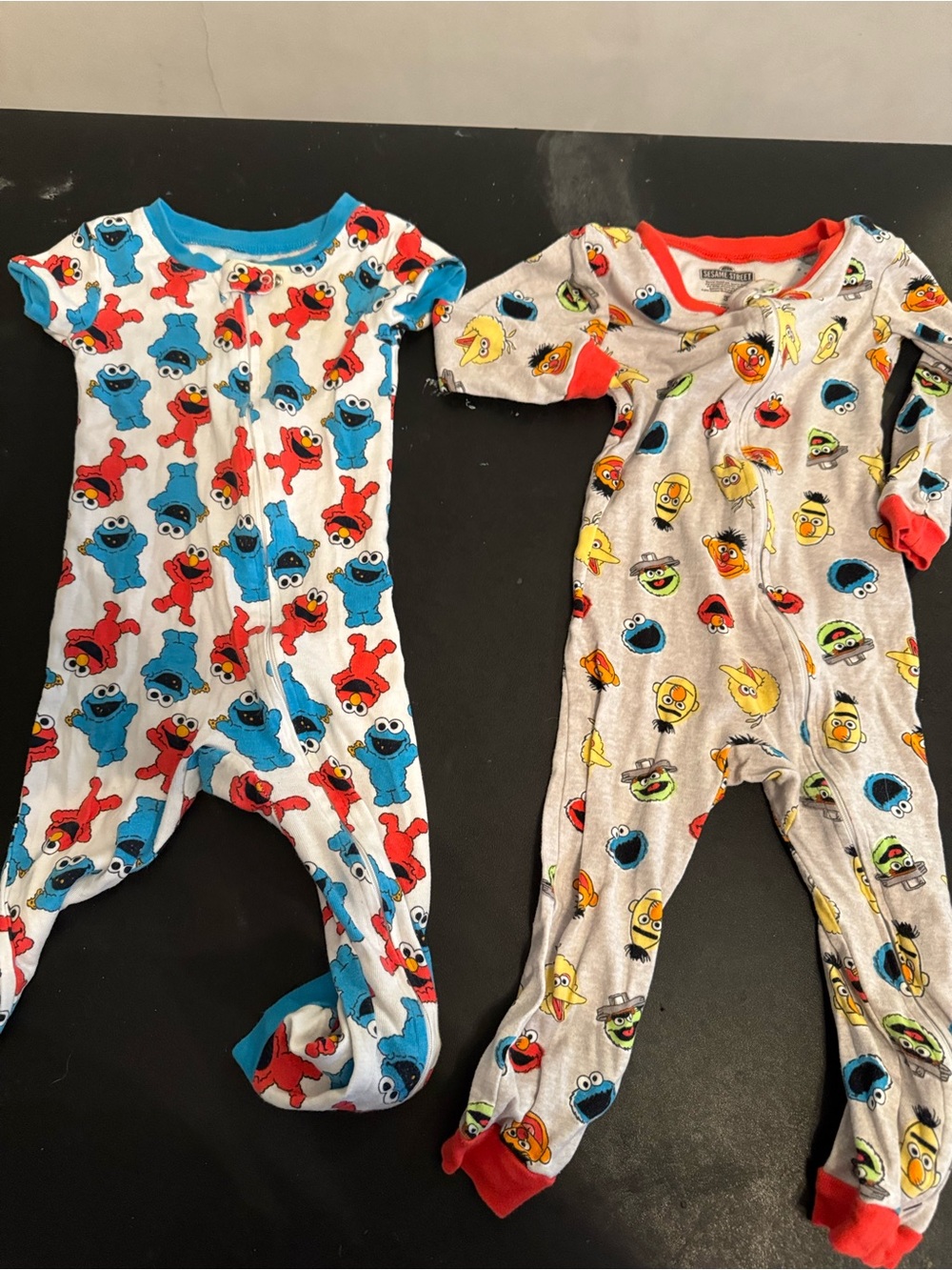 Sesame Street pajamas sets 3T shirt sleeve + long sleeve